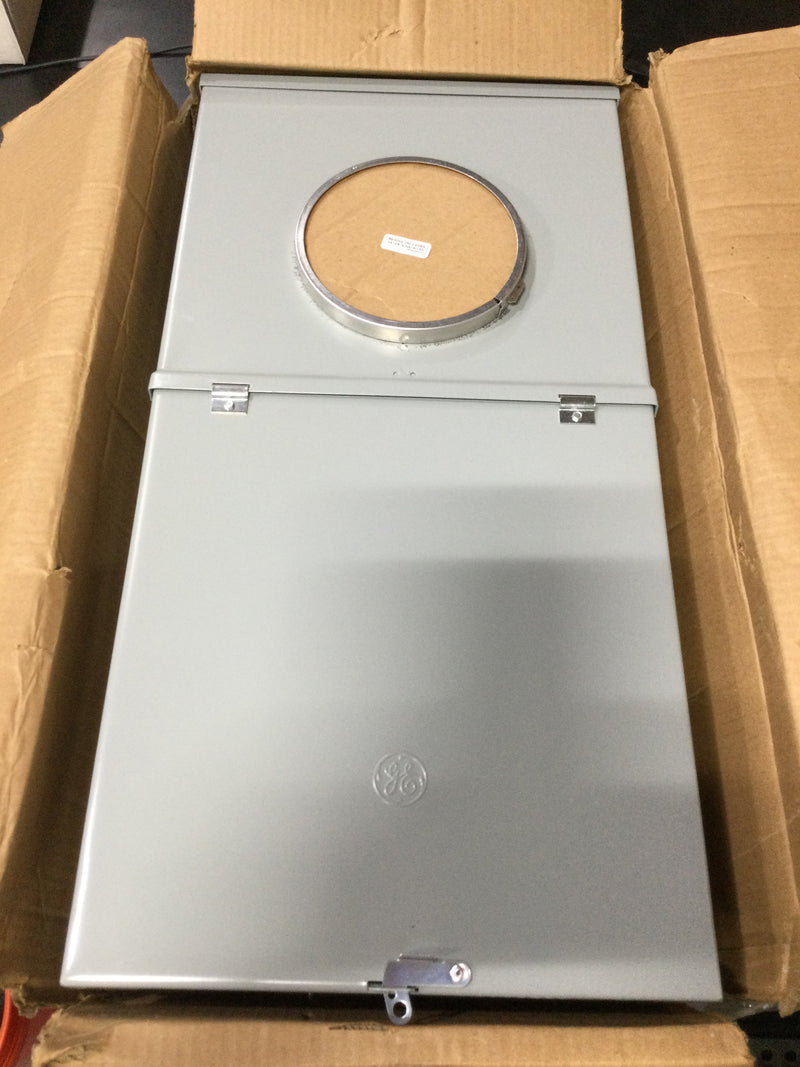GE TSM420CSCUP Power Mark Gold 200 Amp 4-Space 8-Circuit Meter Socket Load Center Outdoor NEMA 3R surface mount