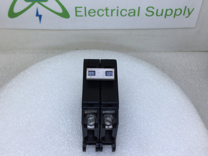 Cutler Hammer CH2125 125 Amp 2 Pole 120/240V Circuit Breaker - Plastic Foot