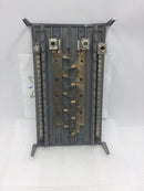 ITE/Gould GQ20A 10 Space/30 Circuit 150 Amp 120/240 VAC Load Center Guts Only 9" X 14"