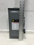 Square D D222NRB 60 Amp 2 Pole 240V Fusible Safety Switch 14 3/4" x 7 1/2"