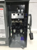 Square D D222NRB 60 Amp 2 Pole 240V Fusible Safety Switch 14 3/4" x 7 1/2"