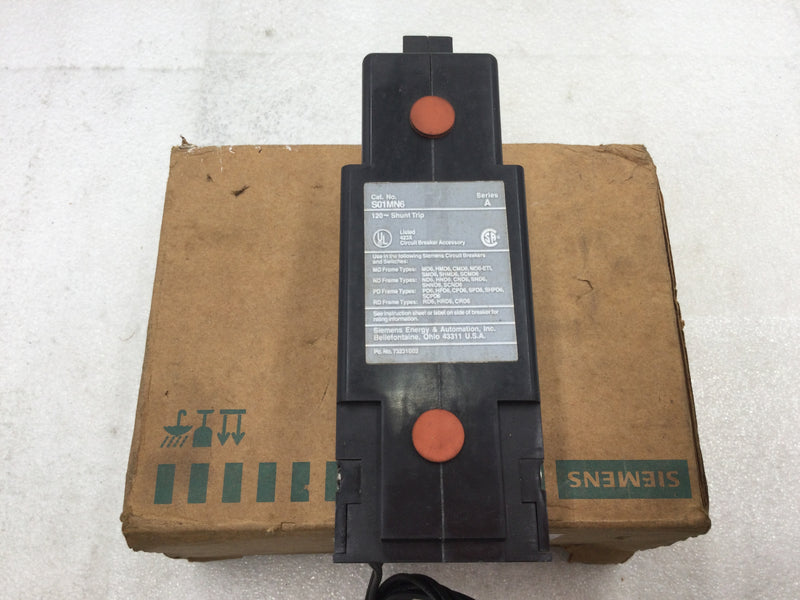 Siemens S01MN6 Sentron Series Type S01 110/120V Shunt Trip