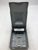 Eaton/Cutler-Hammer 8064 60 Amp 2-Pole 240V Non-Fusible Pullout/AC Disconnect