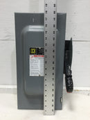 Square D H362N 60 Amp 3 Pole 600 VAC Type 1 Fusible Safety Switch 8.5" X 17.5"