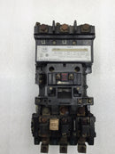 Allen Bradley 509-DOD 90 Amp 3 Pole 200-575V 50 HP Motor Starter w/ 120 VAC Coil