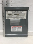 Square D HOM6-12L100RB 100 Amp 6 Space 120/240V Dead Front Only 11 1/4" x 8 5/8"