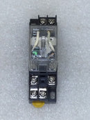 Automation Direct SQL08D Relay Socket Base 10 Amp 250 VAC with QL Series 24 VDC Relay