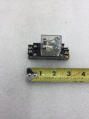 Automation Direct SQL08D Relay Socket Base 10 Amp 250 VAC with QL Series 24 VDC Relay