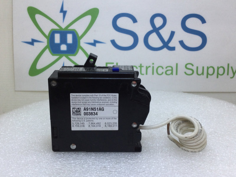 Siemens QA120AFC 20 Amp 120V 1 Pole Type QAF2 Combination Circuit Breaker