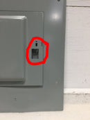 GE TM1212CCUBK1 125 Amp 24 Space 120/240V Panel Door 17 3/8" x 15 3/8" - Flaw