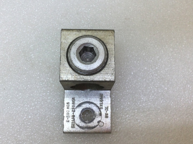 GE DXLCA41 Single Barrel Mechanical Lug w/1/2" Mounting Hole