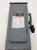 Square D D222NRB 60 Amp 2 Pole 240V Fusible Safety Switch 14 3/4" x 7 1/2"