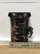 GE TX1615S/F 150 Amp 16 Space 120/240V Split Bus Load Center Guts Only 7" X 11"