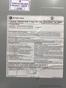 GE/General Electric TGN3323R 100 Amp 3-Pole 240V Safety Switch
