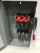 Eaton DH363NGK 100 Amp 277-600 VAC 3 Phase Nema Type 1 Heavy Duty Fusible Safety Switch