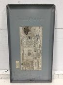 GE PowerMark Plus TLM812R Mod. 1 Panel Board Cover Only Nema 3R 125 Amp 120/240V 18 5/8" x 10 5/8"