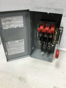 Eaton DH361NGK 30 Amp 600V Fusible Heavy Duty Safety Switch Enclosure 16" x 9"