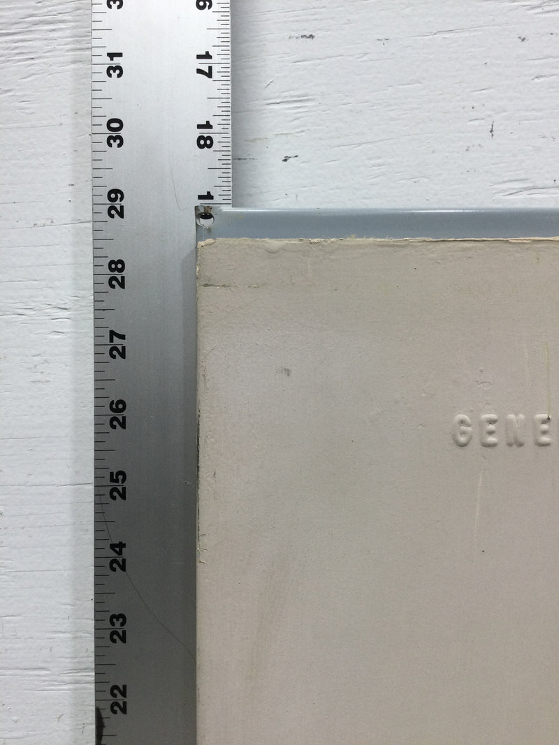 General Electric TM820RCUFLP 200A 8 Space 120/240V Panel Cover 28 7/8" x 12 7/8"