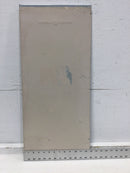 General Electric TM820RCUFLP 200A 8 Space 120/240V Panel Cover 28 7/8" x 12 7/8"