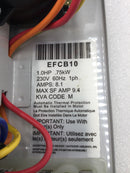 Eco-Flo EFCB10 4" Submersible Pump Control CSIR 1.0 HP 230 Volt 60 Hz 8.1 Amp