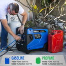 DuroMax XP7000iH 7,000 Watt Portable Dual Fuel Inverter Generator w/CO Alert