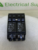 T&B Thomas & Betts TBBQ220220 Quad 20 Amp 120/240V Circuit Breaker - Flaw