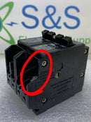 T&B Thomas & Betts TBBQ220220 Quad 20 Amp 120/240V Circuit Breaker - Flaw