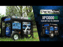 DuroMax XP13000HX 13,000-Watt/10,500-Watt 500cc Electric Start Dual Fuel Portable Generator with CO Alert