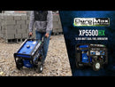 DuroMax XP5500HX 5,500-Watt/4,500-Watt 210Vcc Electric Start Dual Fuel Portable Generator with CO Alert
