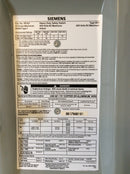 Siemens HF261 Nema1 30A 600VAC Fused Disconnect Safety Switch Includes 2: FLSR20ID Fuses