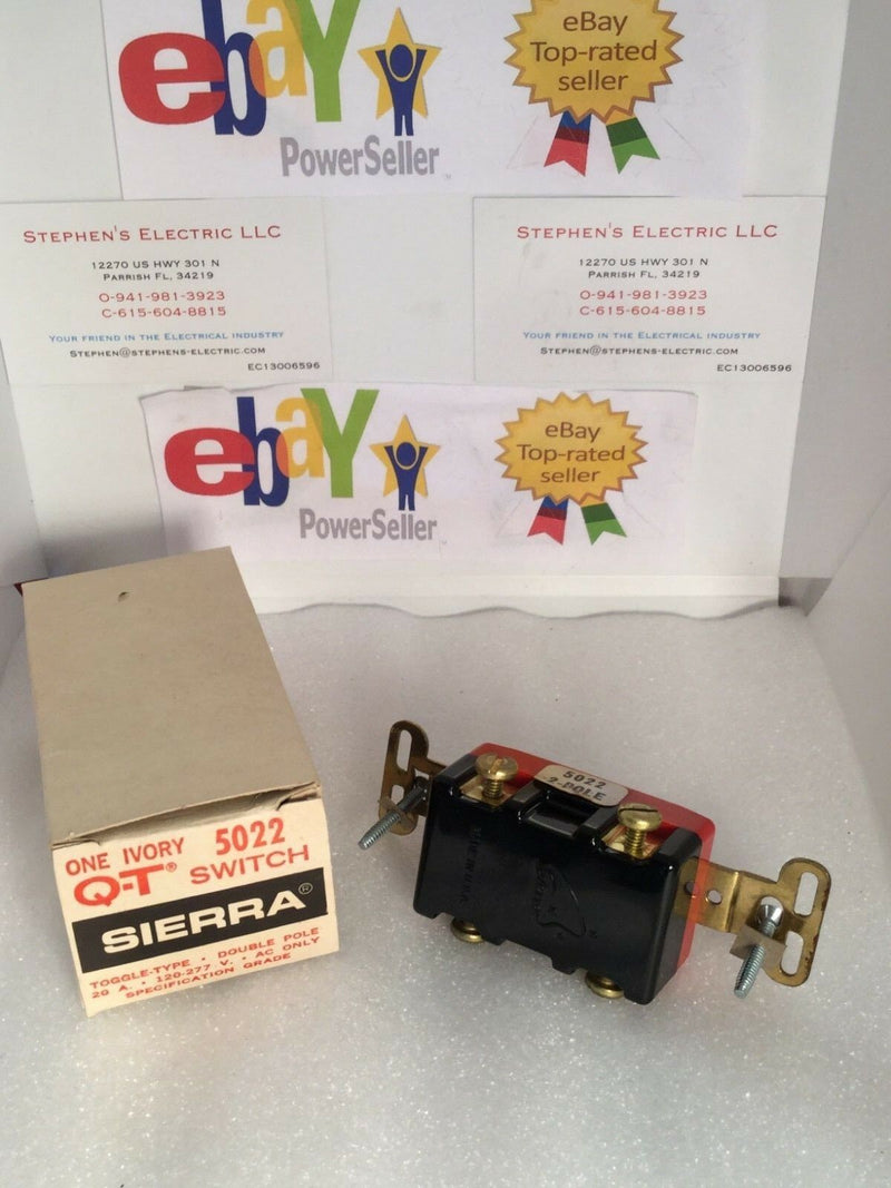 (Lot Of 9) Sierra, 5023bk, Q-T 3 Way Toggle Switch (Black) Sola Basic