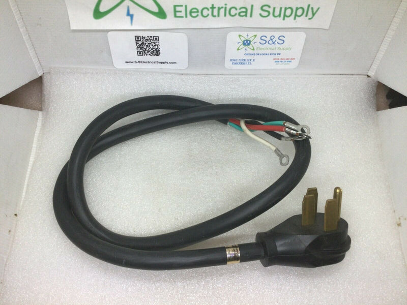 Electrical Dryer Range Replacement Cord  4 Ft/ 4 Prong E 72389 F