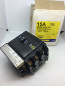 Square D Qob315vh1021 3 Pole 15 Amp
