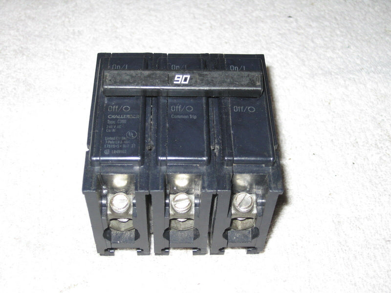 Challenger 90 Amp 3 Pole C390 Type C Circuit Breaker