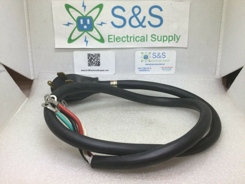 Electrical Dryer Range Replacement Cord  4 Ft/ 4 Prong E 72389 F