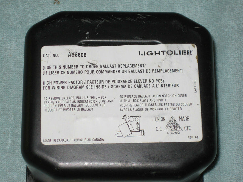 Advance 71a55a0 Autotransformer Ballast For Lightolier Lighting 175 Mh Watt