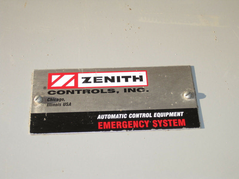 Zenith Cls Ztsdh15-7 Automatic Transfer Switch 150/225/260 Amp 240/277/480 3ph