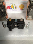 Eagle 15a, 120v Combo Toggle Switch & Receptacle, 15a, 120v, Brown (Bin2)