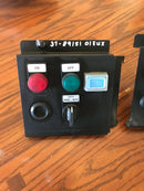 (Lot Of 3) Siemens Controller Board with Start, Stop, Auto, Hand Off Controller