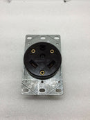 Slater 3890 3 Wire Flush Range Outlet Nos 30 Amp Dryer Receptacle