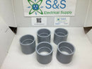 PVC 2" Coupling Fitting Gray, Electrical PVC Coupling Sch40