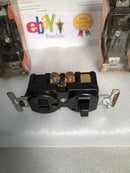 Eagle 15a, 120v Combo Toggle Switch & Receptacle, 15a, 120v, Brown (Bin2)