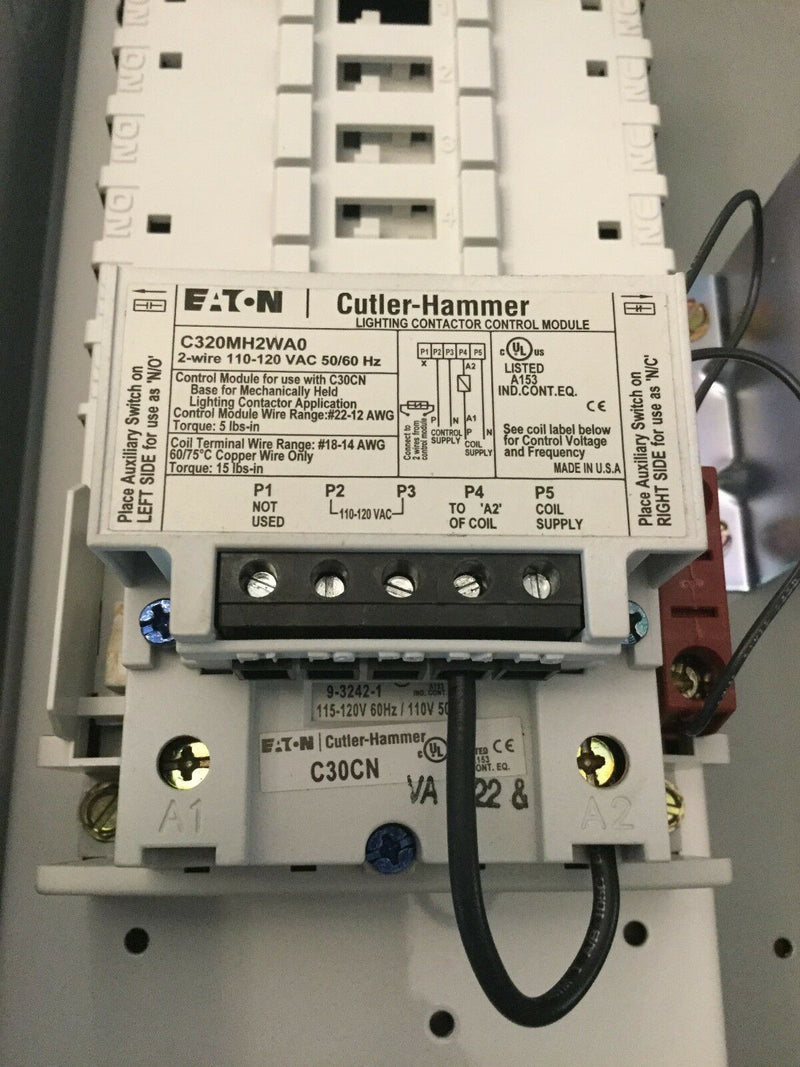 Eaton Cutler-Hammer Ecc04c1a4a / C30cn Lighting Contactor Series
