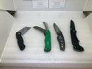 Lot Of 4 Gerber, Miracle-Gro Electricians Knive, Task Force Razor Blade