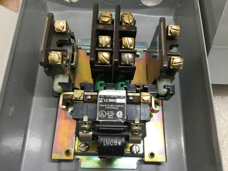 Joslyn Clark LC20U0 Ac Magnetic Tm Starter Multi Pole Lighting Contactor