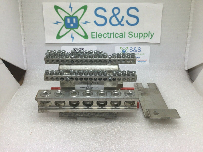 Square D Hc4sn 400 Amp Solid Neutral Assembly, New!