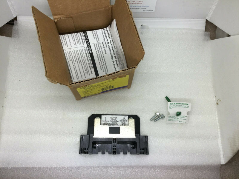 Square D SN0610C/ SN0610 Insulated Groundable Neutral Enclosure