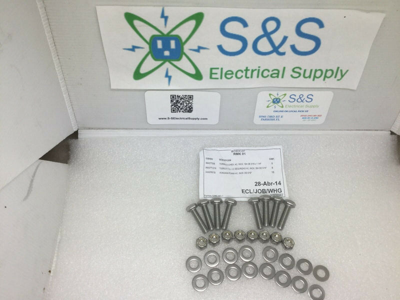 Stainless Steel Nut Kit With Locking Nuts