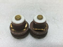 (Lot Of 2) Buss Fustat Four S Dual Element Fuse (Bin 2)