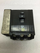 Square D Qob320vh1021 Bolt-On Shunt Trip 3 Pole 20 Amp 22k  Circuit Breaker